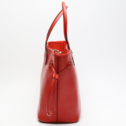 Louis Vuitton Neverfull MM Epi Grenard Pouch Red Tote Bag