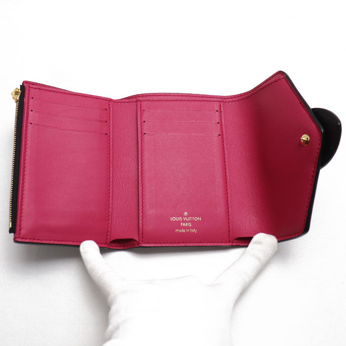 Louis Vuitton Portefeuille Pont Neuf Compact Trifold Wallet Black