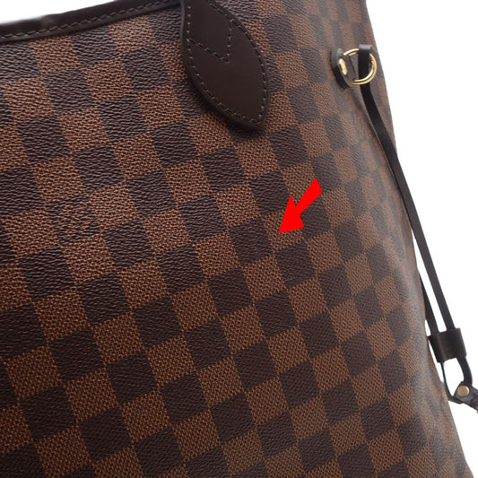 Louis Vuitton Damier Neverfull MM Tote Bag Ebene