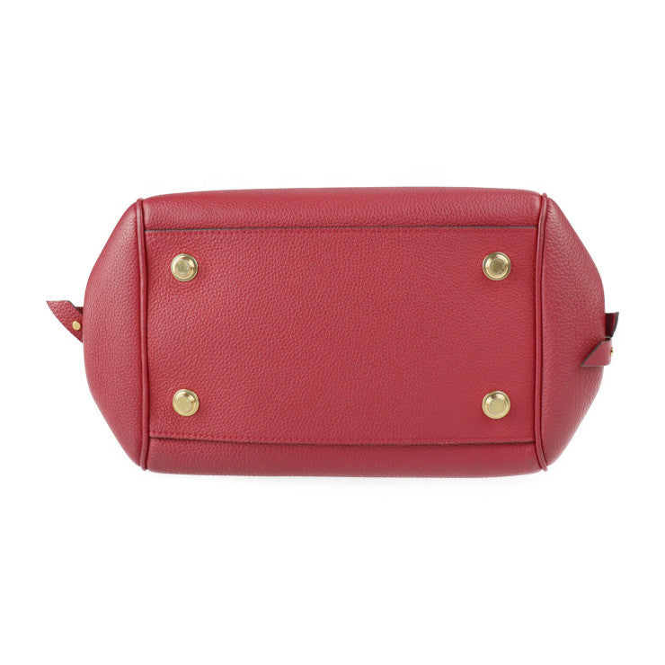 Louis Vuitton Mira PM Handbag Calf Leather Rouge Carmine