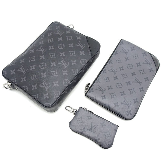 Louis Vuitton Eclipse Reverse Trio Messenger Crossbody Shoulder