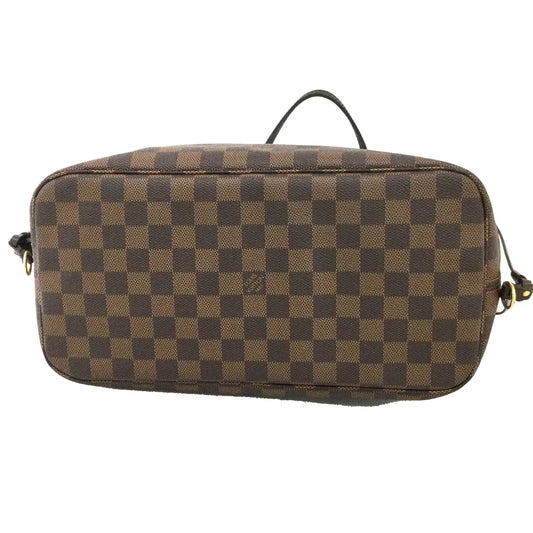 Louis Vuitton Neverfull MM Damier Ebene Brown Tote Bag Shoulder Bag