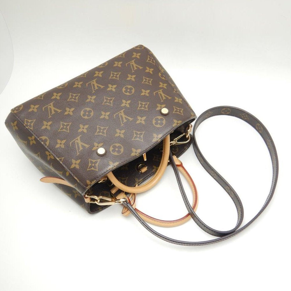 Louis Vuitton Monogram Montaigne BB Brown 2WAY Bag