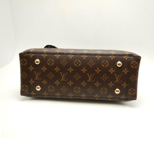 Louis Vuitton Monogram Flower Tote Noir 2way Bag