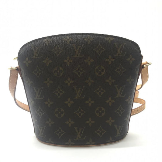 Louis Vuitton Druot Monogram Shoulder Bag Brown Diagonal Bag