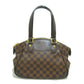 Louis Vuitton Verona PM Shoulder Bag Canvas Damier Ebene Brown