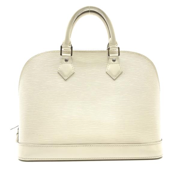 Louis Vuitton Alma Epi Yvoire Handbag White