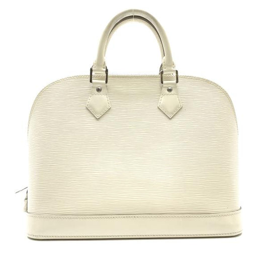 Louis Vuitton Alma Epi Yvoire Handbag White