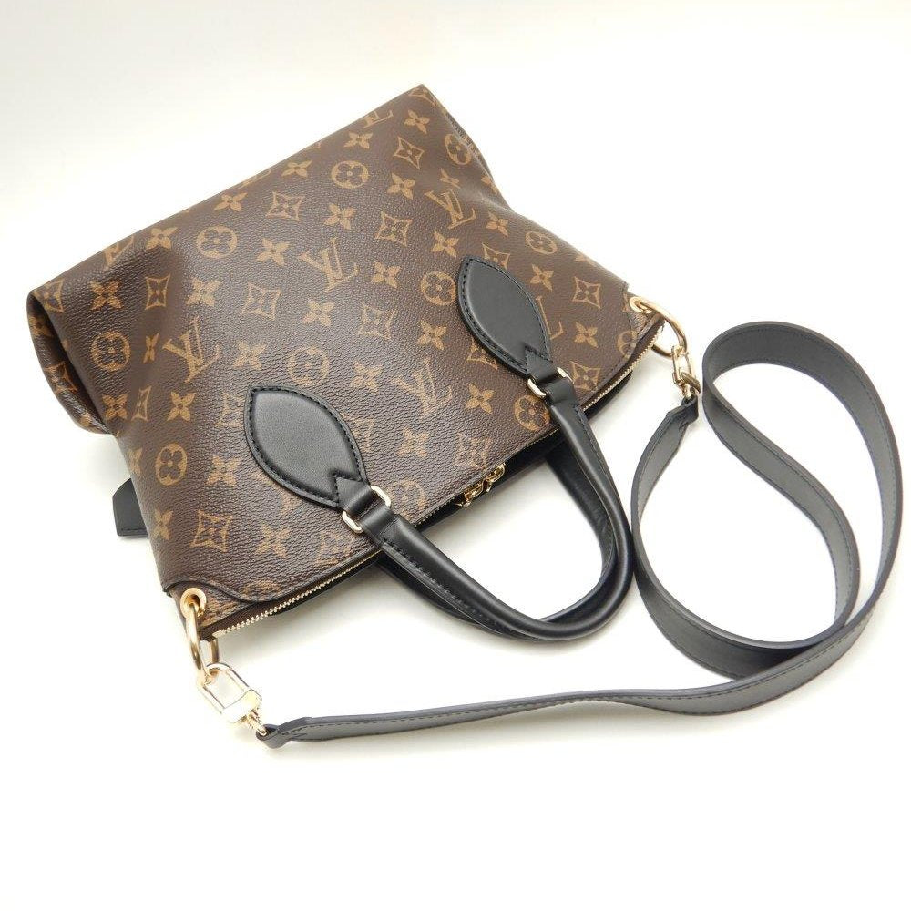 Louis Vuitton Monogram Zip Tote Bag PM Noir 2way Bag