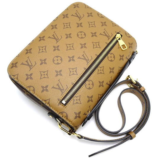 Louis Vuitton monogram Reverse Pochette Metis MM Brown 2way Bag