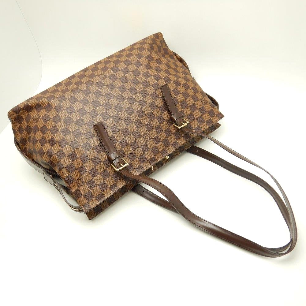 Louis Vuitton Damier Chelsea Ebene Tote Bag