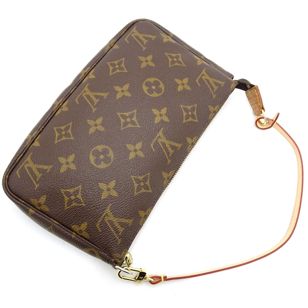 Louis Vuitton Monogram Pochette Accessoires Brown