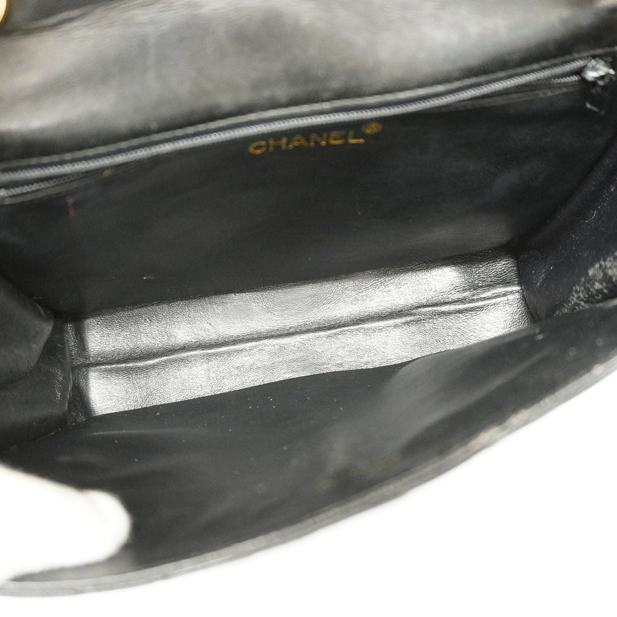 Chanel Shoulder Bag Matelasse Chain Lambskin Black