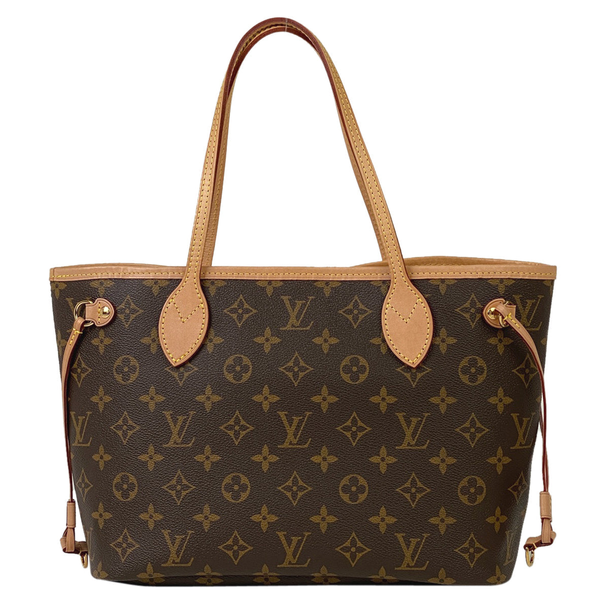 Louis Vuitton Neverfull PM Handbag Tote Bag Monogram Brown