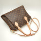 Louis Vuitton Monogram Rivory MM Brown 2way Tote Bag