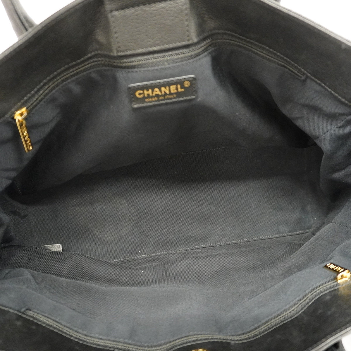 Chanel 2way Bag Executive Tote Caviar Skin Black