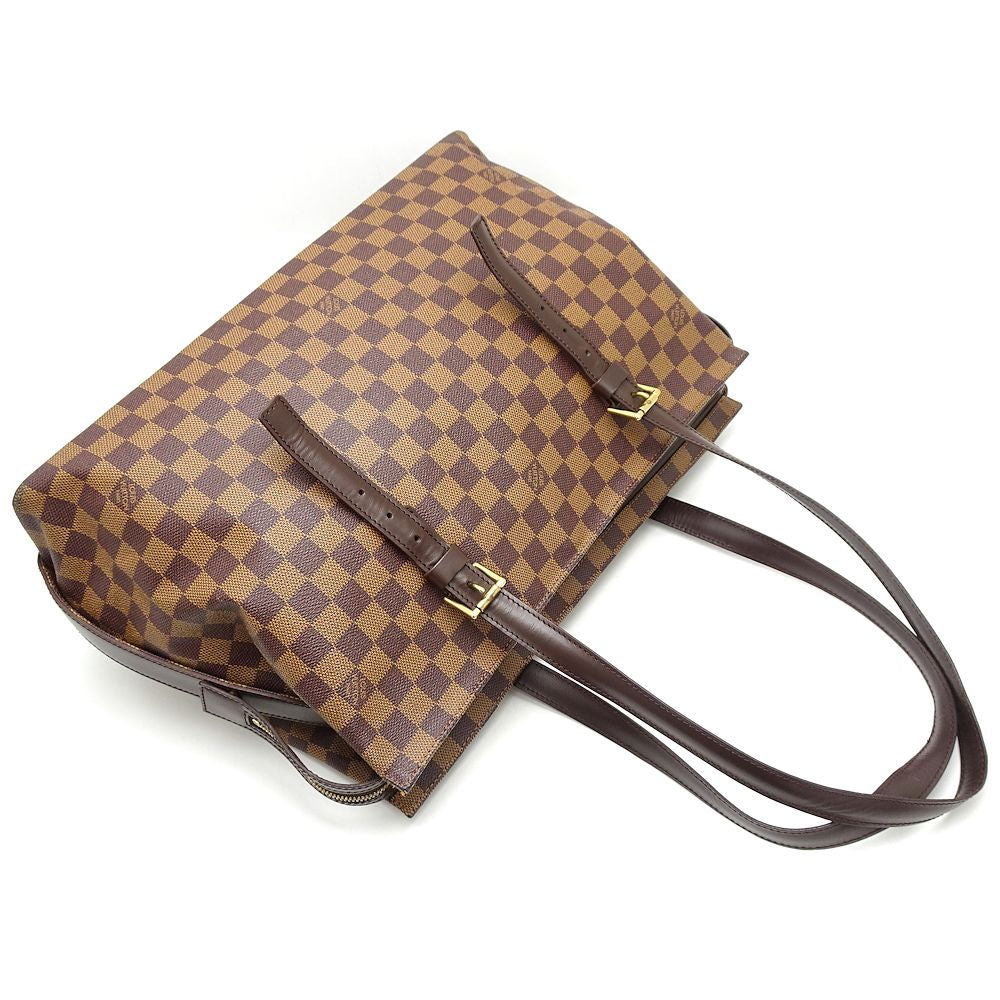 Louis Vuitton  Damier Chelsea Ebene Shoulder Brown