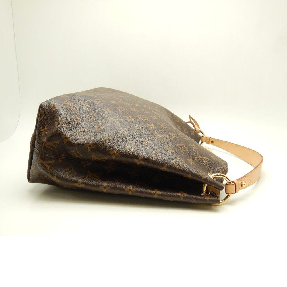 Louis Vuitton Monogram Graceful MM Brown Shoulder Bag