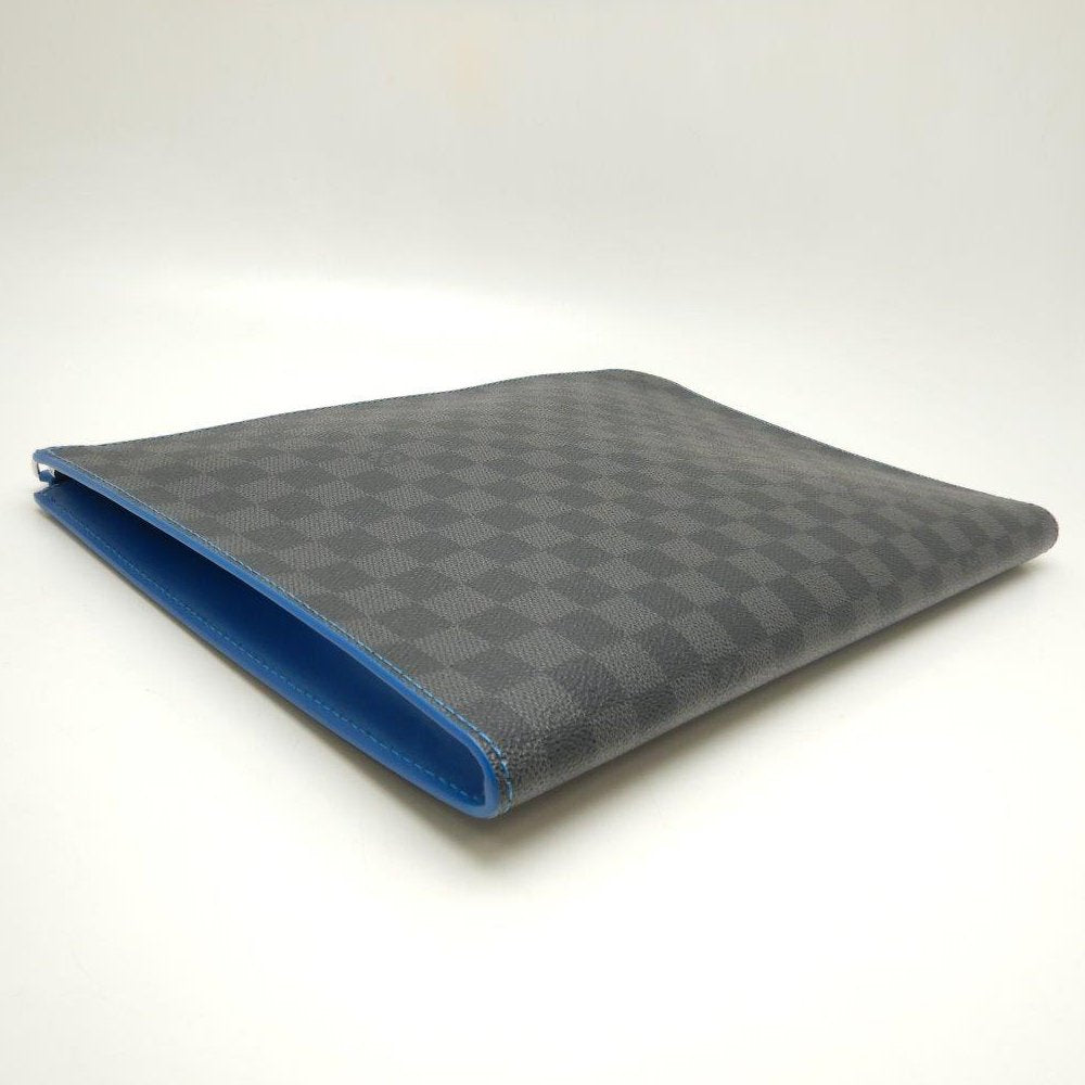 Louis Vuitton Damier Graphite Pochette Jour GM NM Blue