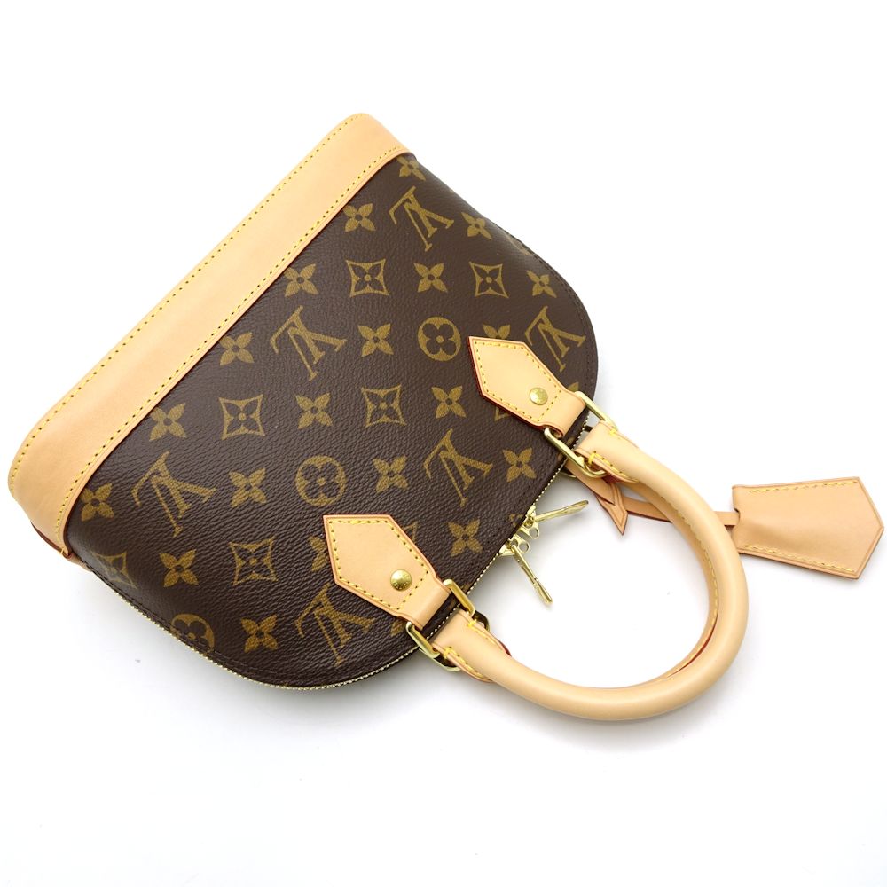 Louis Vuitton Monogram Alma BB Brown 2WAY Handbag