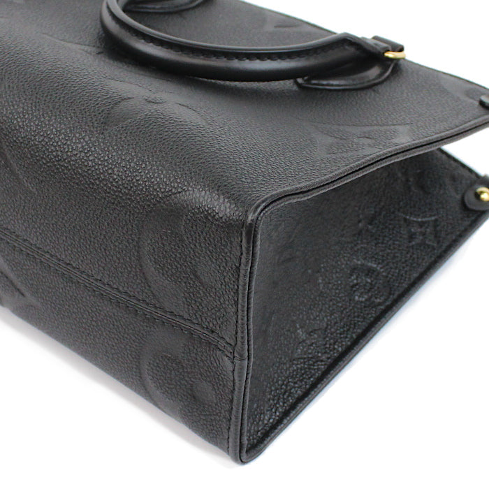 Louis Vuitton Amplant Black On The Go PM Handbag