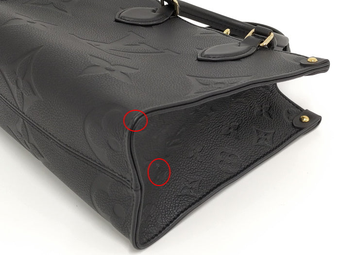 Louis Vuitton On The Go PM 2way Handbag In Monogram Emplante Noir