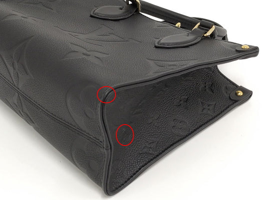 Louis Vuitton On The Go PM 2way Handbag In Monogram Emplante Noir