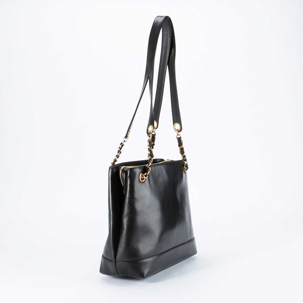 Chanel Lamb Long Shoulder Chain Tote Bag
