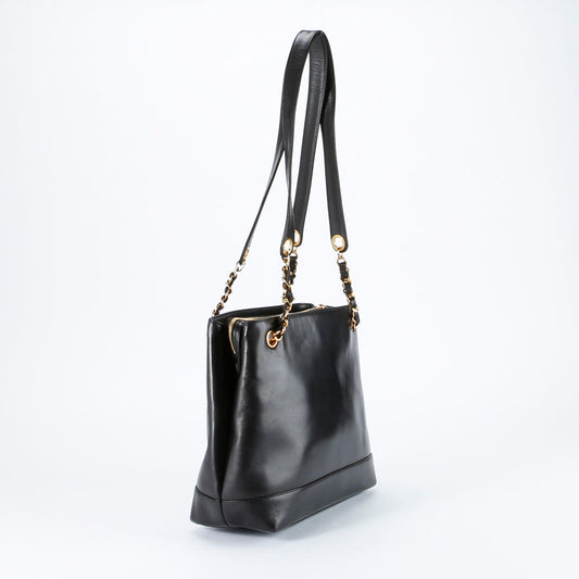 Chanel Lamb Long Shoulder Chain Tote Bag