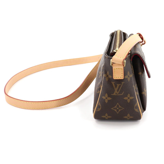Louis Vuitton Monogram Viva Cite PM Shoulder Bag Brown