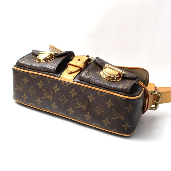 Louis Vuitton Monogram Hudson PM Shoulder Bag Brown