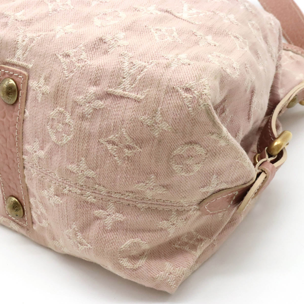 Louis Vuitton Monogram Denim Neocabby MM Tote Shoulder Bag Pink