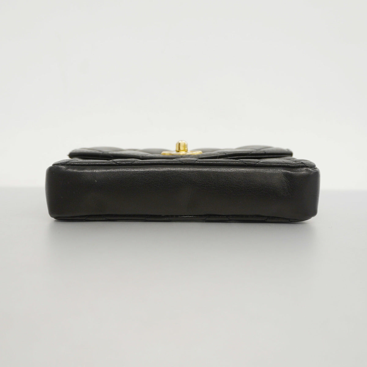Chanel Waist Bag Matelasse Lambskin Black