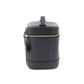 Chanel Vanity Hand Bag Caviar Skin Leather Black Cocomark Gold Hardware