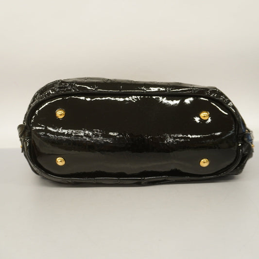 Louis Vuitton Mahina L Noir Hobo Bag Black