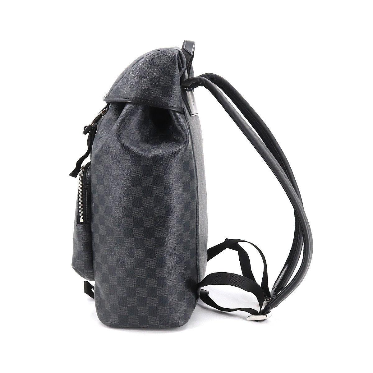 Louis Vuitton Damier Graphite Zack Backpack Silver Metal Fittings