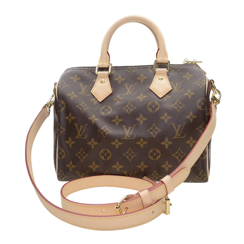 Louis Vuitton Speedy Bandouliere Leather Brown