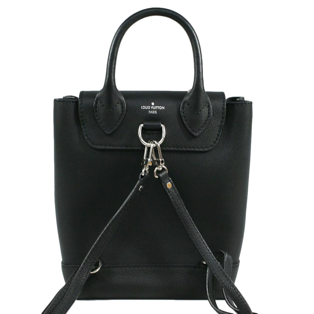 Louis Vuitton Lockme Backpack Mini Rucksack Leather Black Noir