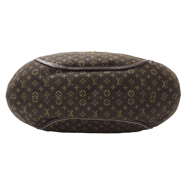 LOUIS VUITTON Denim Mahina XS Black Shoulder Bag Black