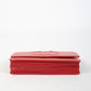 Chanel Timeless Wallet on Chain Red Orange Caviar Leather CC Crossbody Bag