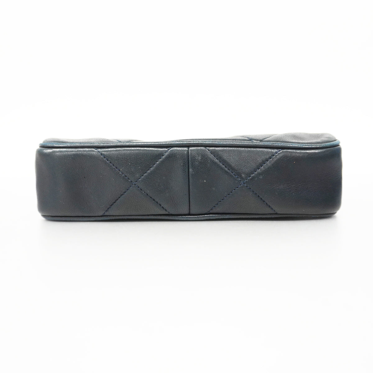 Chanel Shoulder Bag Matelasse Chain Lambskin Navy