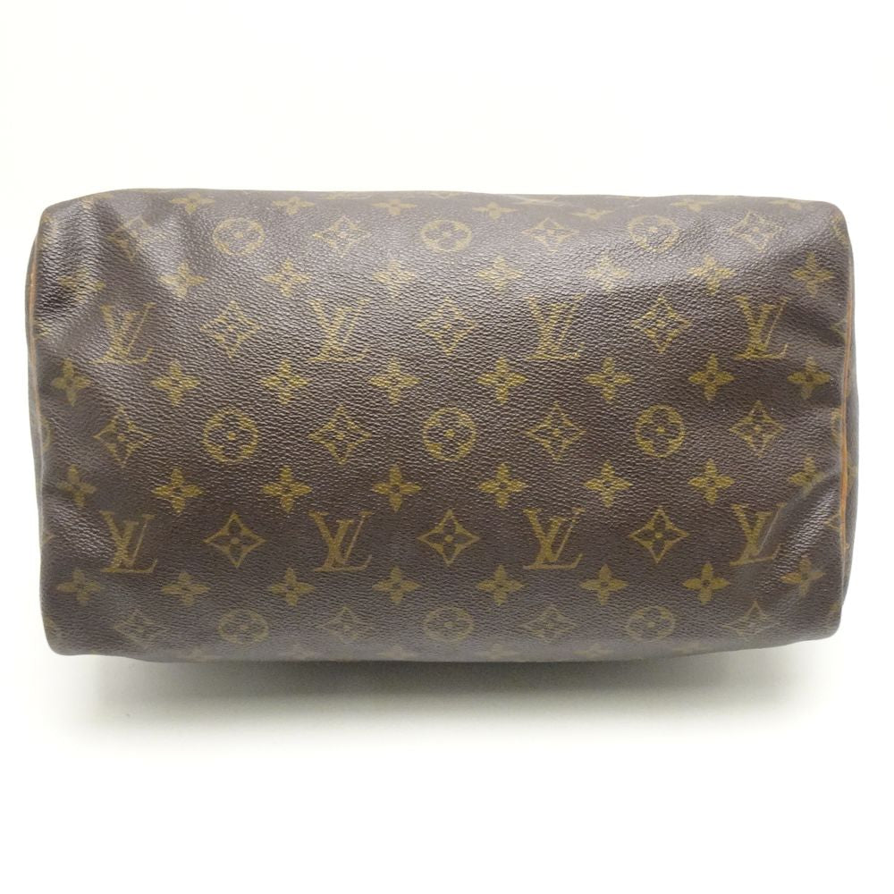 Louis Vuitton Monogram Speedy 30 Brown Boston Bag