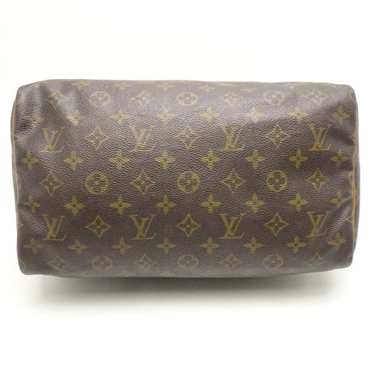 Louis Vuitton Monogram Speedy 30 Brown Boston Bag