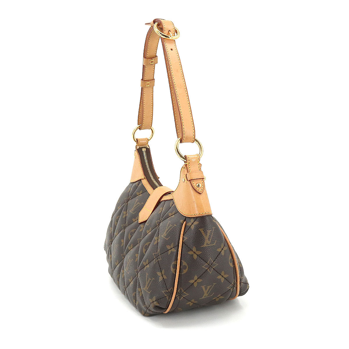 Louis Vuitton Monogram Etoile City Bag PM Shoulder Brown Gold Hardware