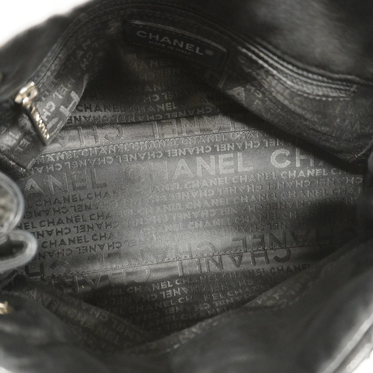 Chanel Handbag Matelasse Lambskin Black