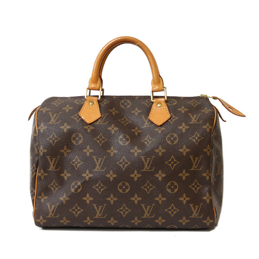 Louis Vuitton Speedy 30 Monogram Handbag Brown