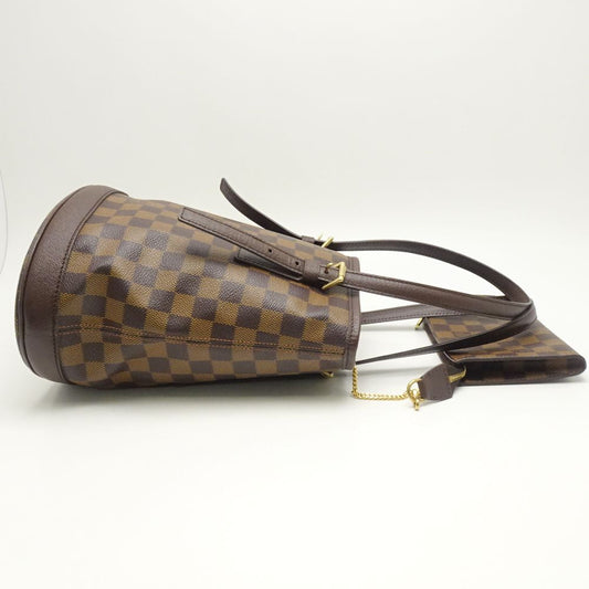 Louis Vuitton Damier Marais Ebene Shoulder Totebag