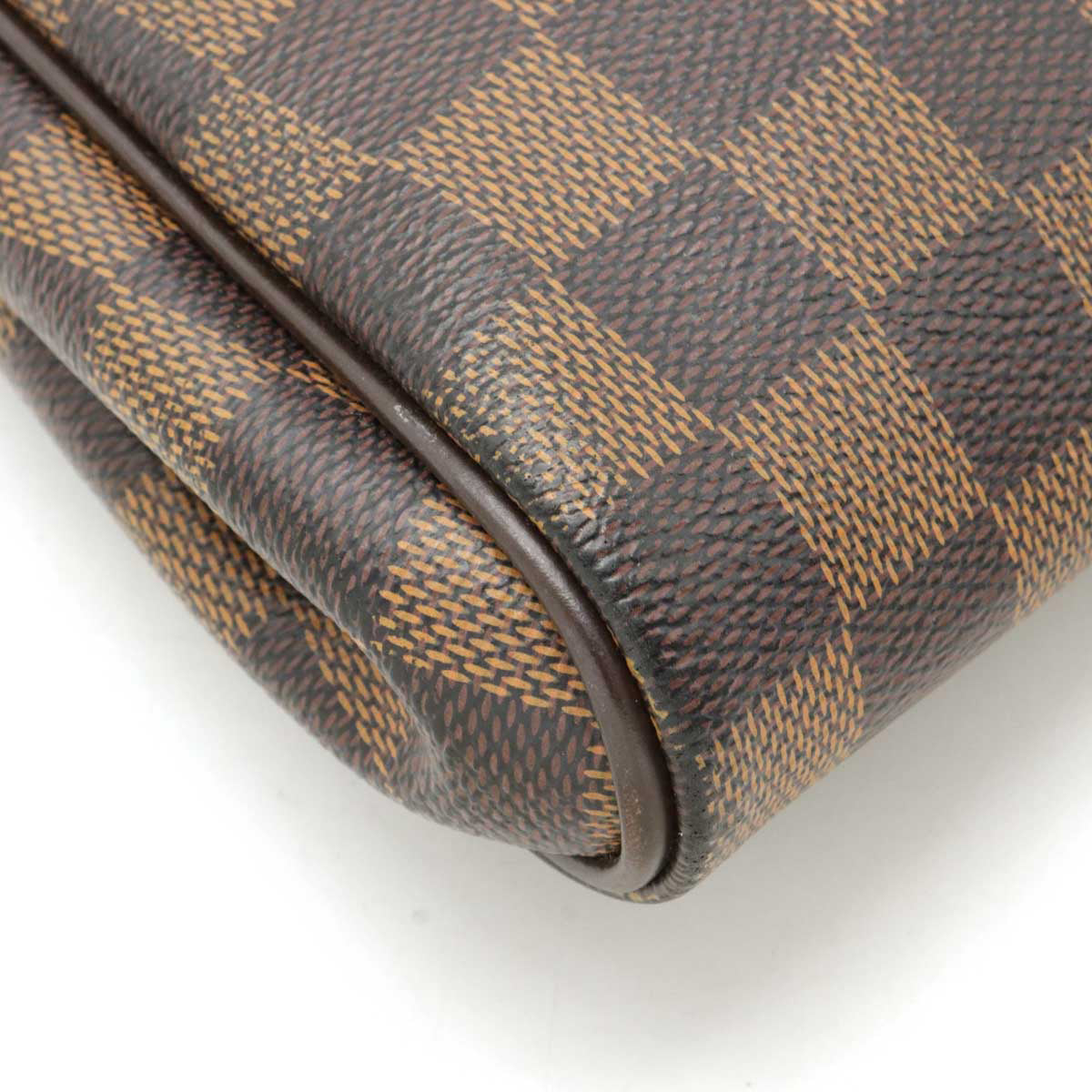 Louis Vuitton Damier Ebene Eva Accessory Chain Shoulder Bag