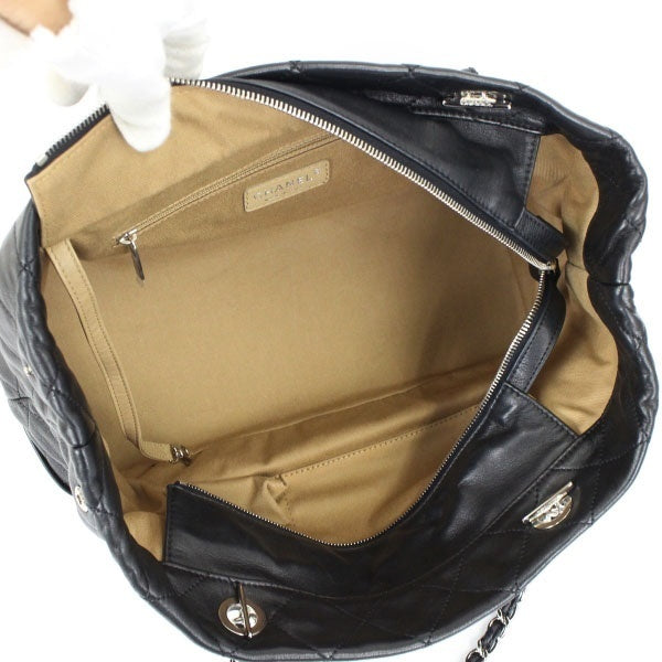Chanel Chain Shoulder Bag Lambskin Black
