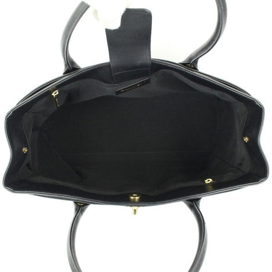 Chanel Executive Tote Bag Black Soft Caviar  Handbag